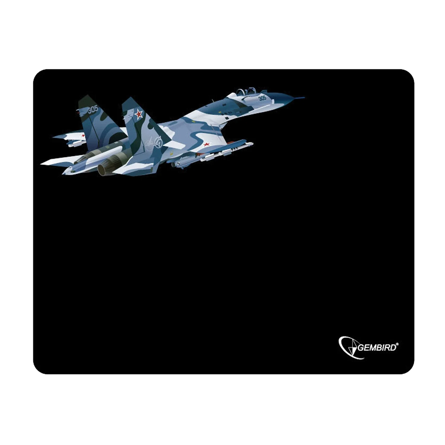 Коврик Gembird MP-GAME8, рисунок "самолет" 250x200x3мм
