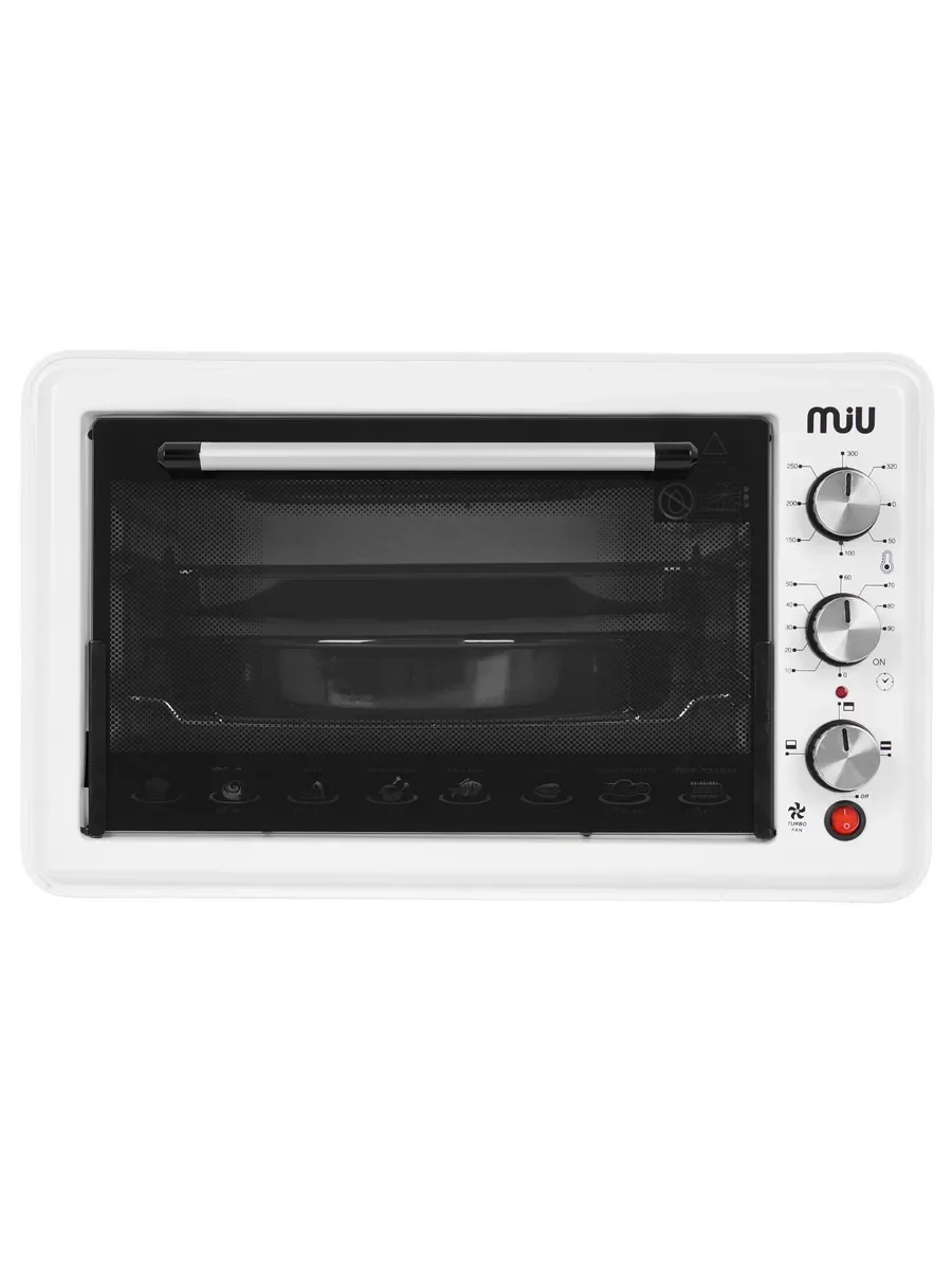Печь MIU MO-40002KW (белая) 2000Вт, 40 л, 3 режима КОНВЕКЦИЯ, АКЦИЯ!!!