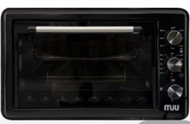 Печь MIU МО-40001В (черная) 2000Вт, 40 л, 3 режима, АКЦИЯ!!!