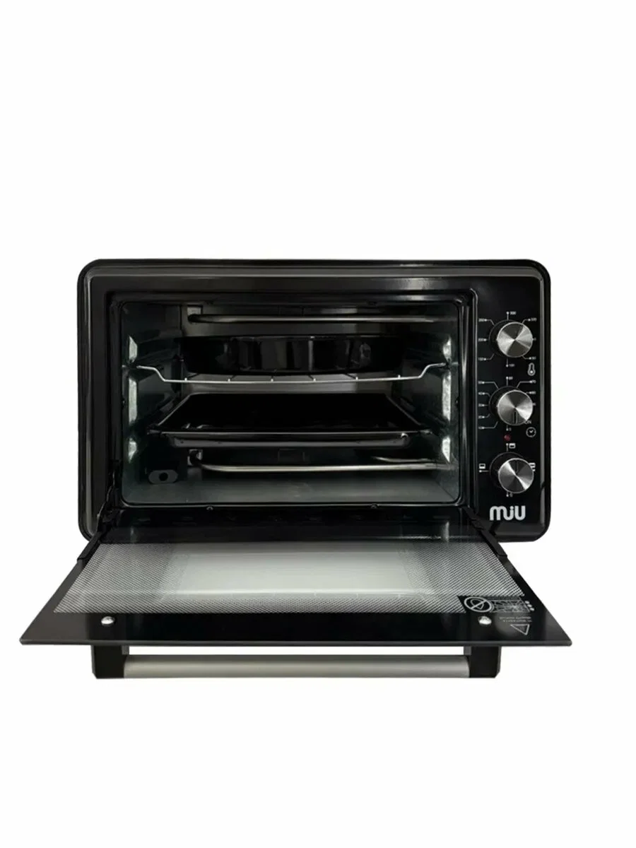Печь MIU МО-40001В (черная) 2000Вт, 40 л, 3 режима, АКЦИЯ!!!