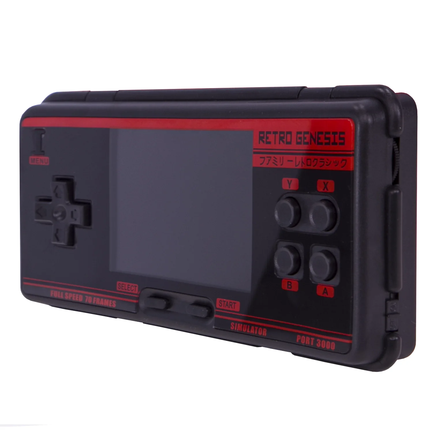 Игровая приставка Retro Genesis Port 3000, черно-красная (10 эмуляторов, 4000+игр, 3.0 экран, IPSSD-карта сохранения)