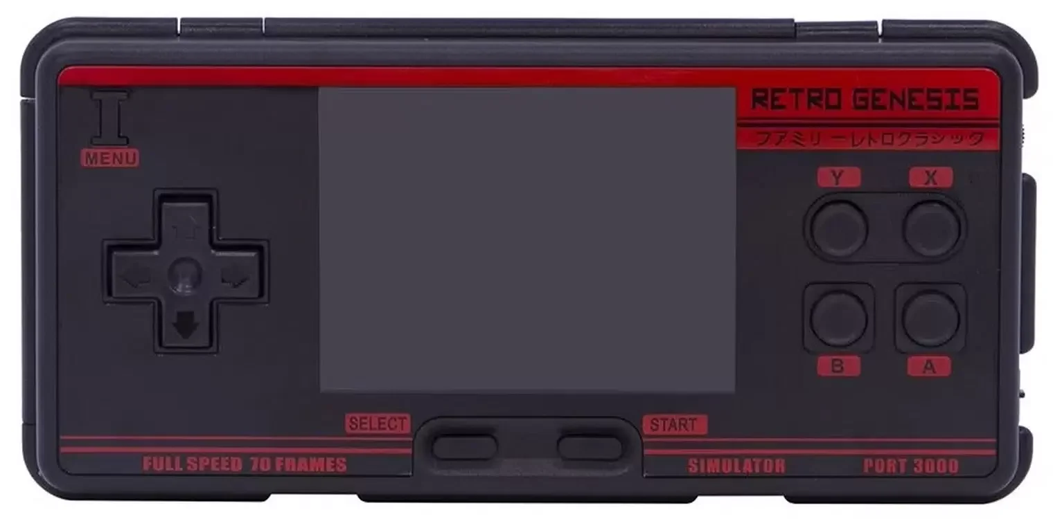Игровая приставка Retro Genesis Port 3000, черно-красная (10 эмуляторов, 4000+игр, 3.0 экран, IPSSD-карта сохранения)