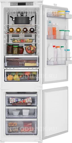 Встраиваемый двухкамерный холодильник Grundig GKIN25720