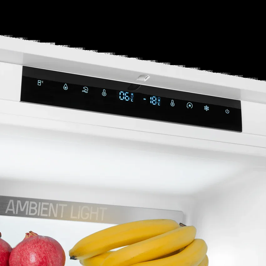 Встраиваемый двухкамерный холодильник Maunfeld MBF19369NFWGR LUX Inverter