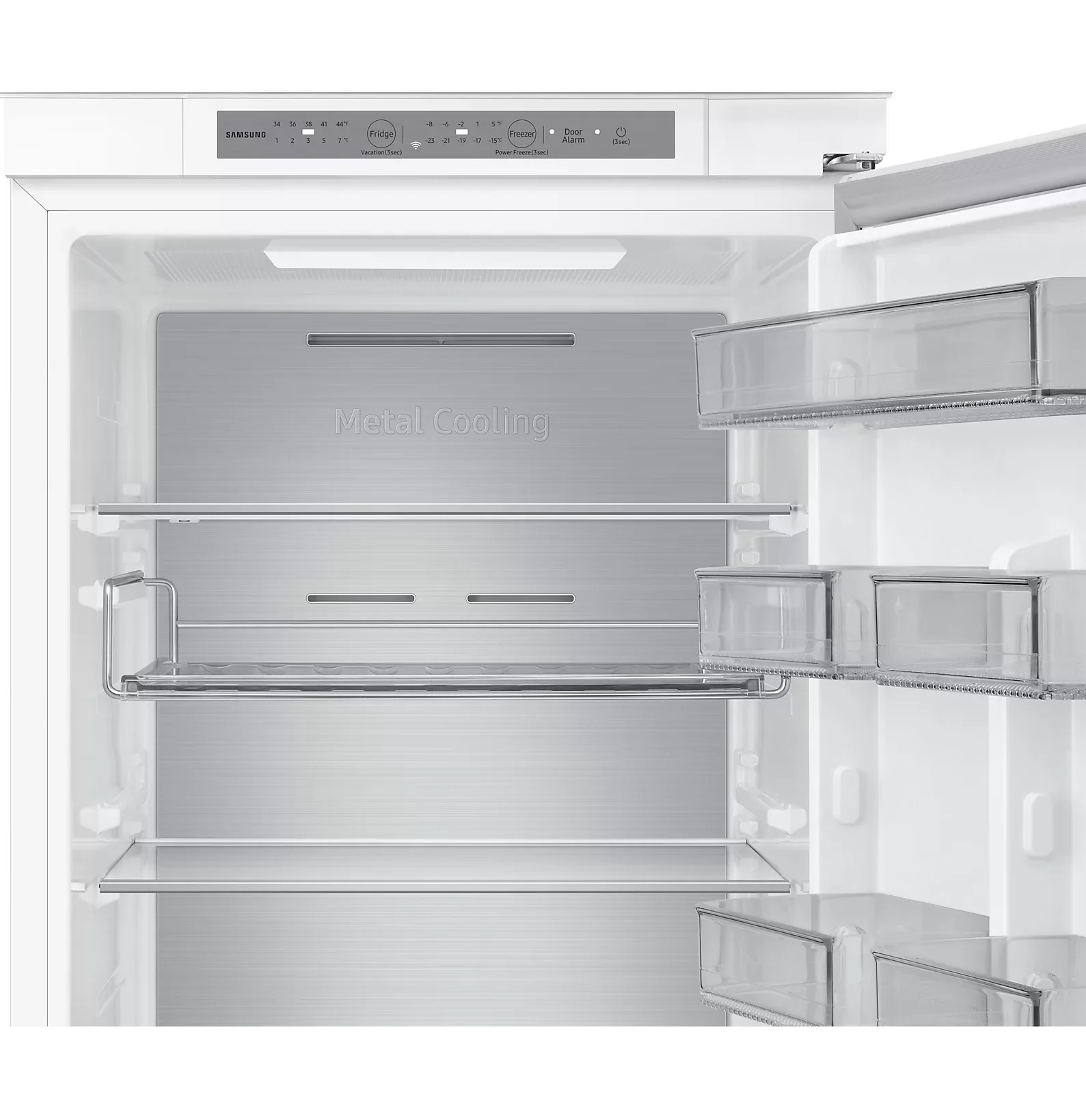 Встраиваемый двухкамерный холодильник Samsung BRB80F26CES0EO