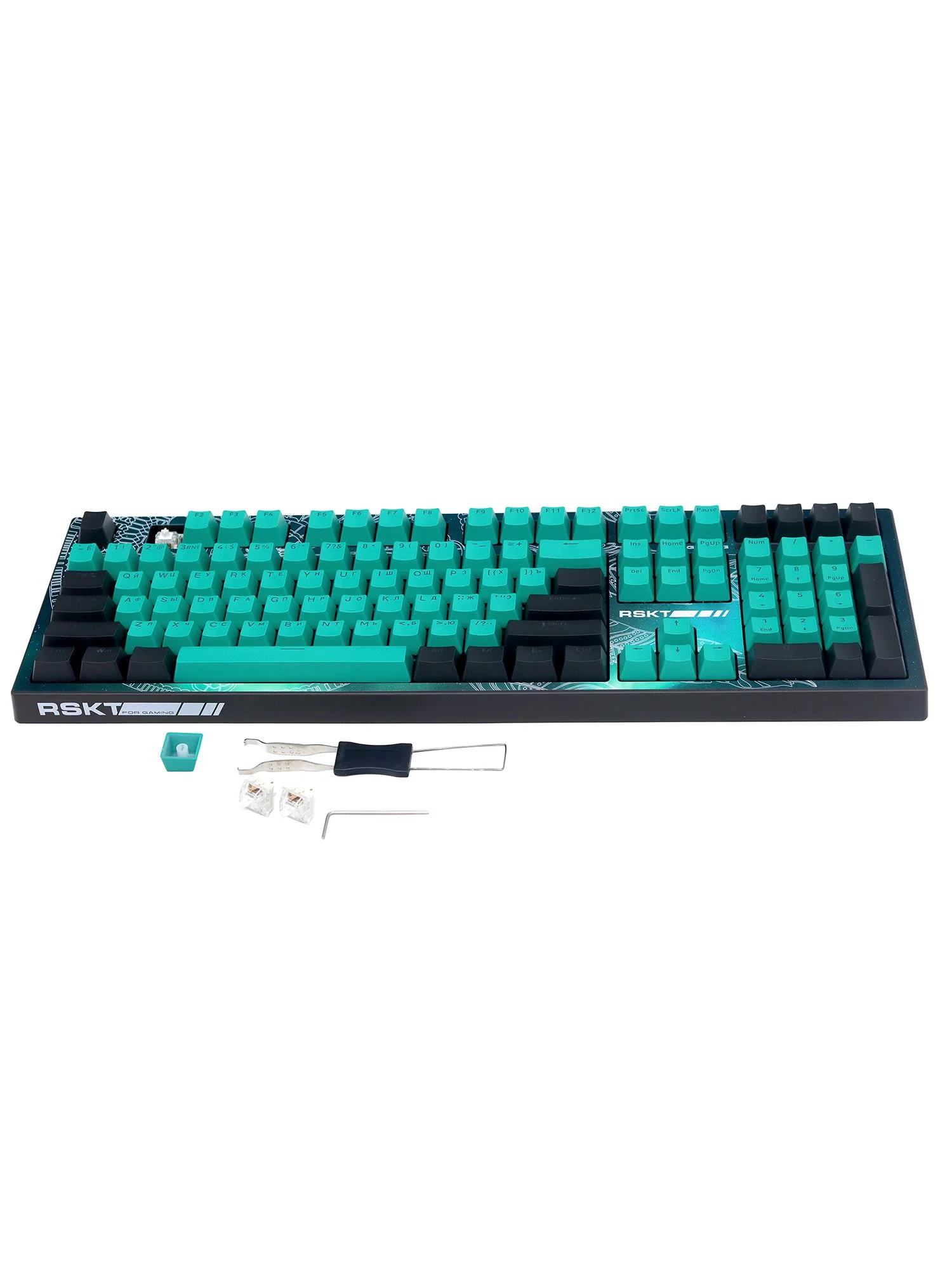 Клавиатура проводная Raskat KM002 UV GREEN
