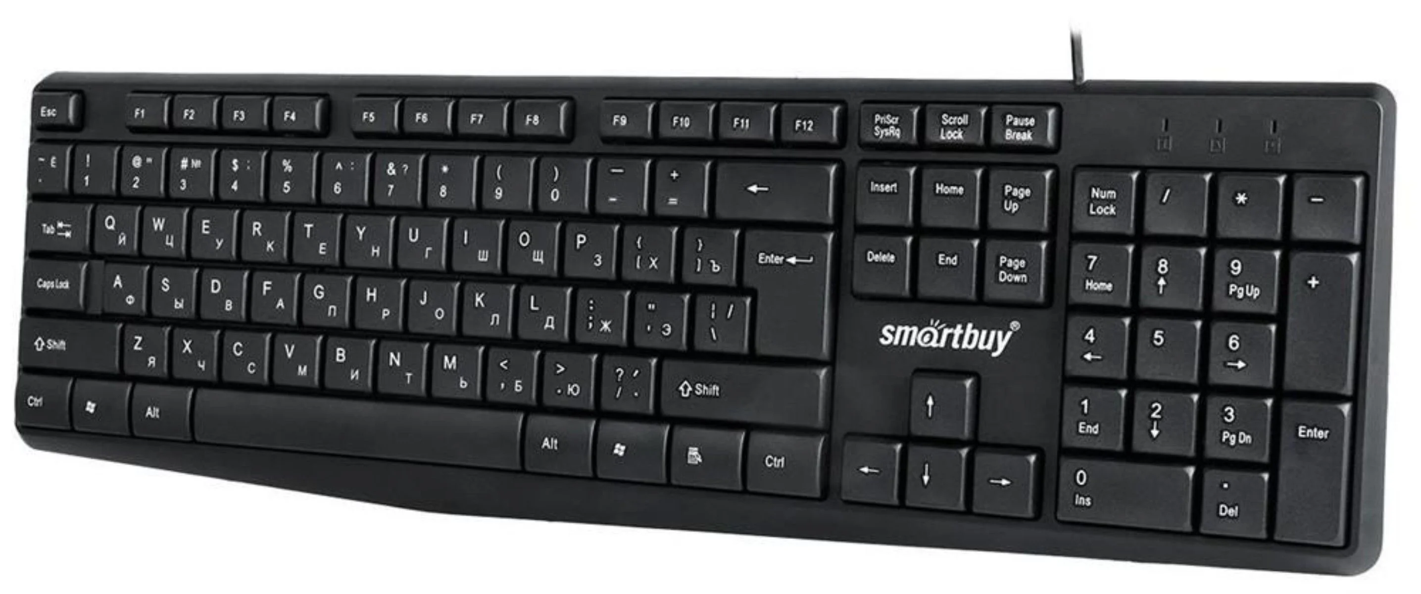 Клавиатура проводная SMARTBUY (SBK-220U-K) ONE 220 USB черная