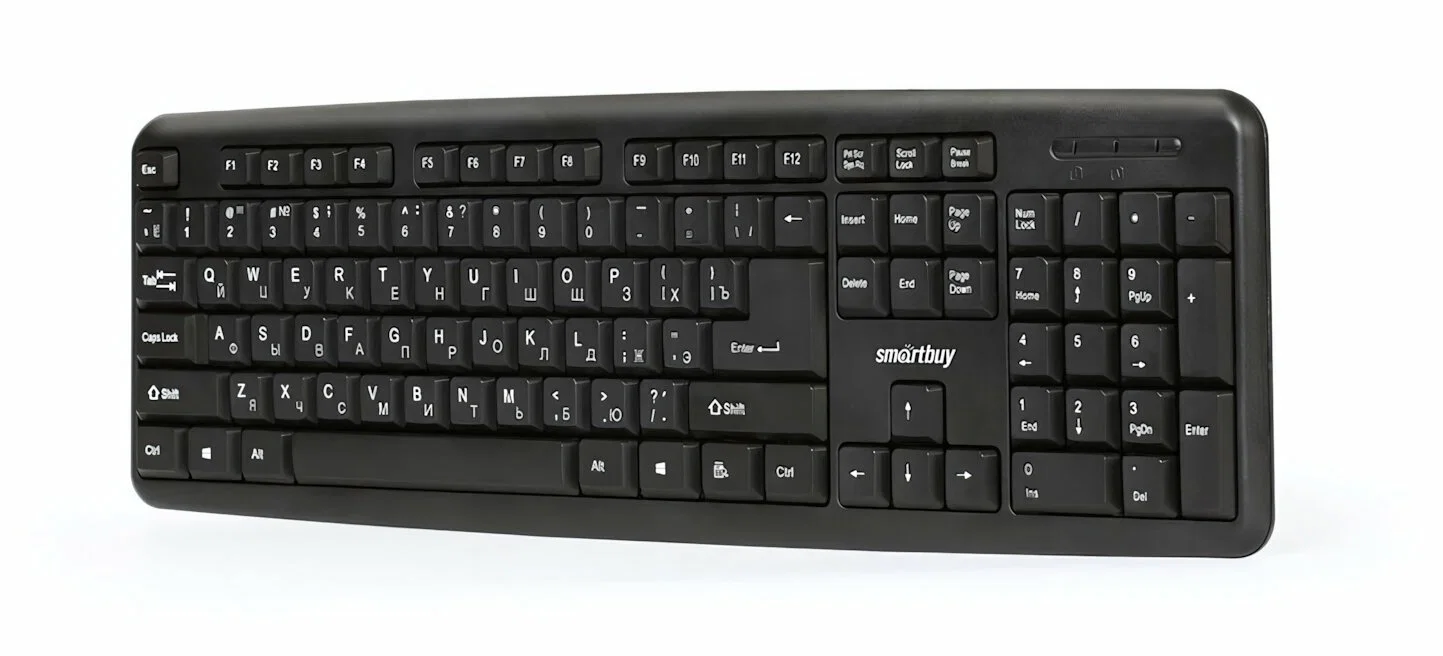 Клавиатура проводная Smartbuy ONE 112 USB черная SBK-112U-K