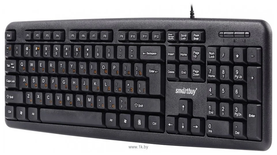 Клавиатура проводная Smartbuy ONE 113 USB черная (SBK-113U-K)/20