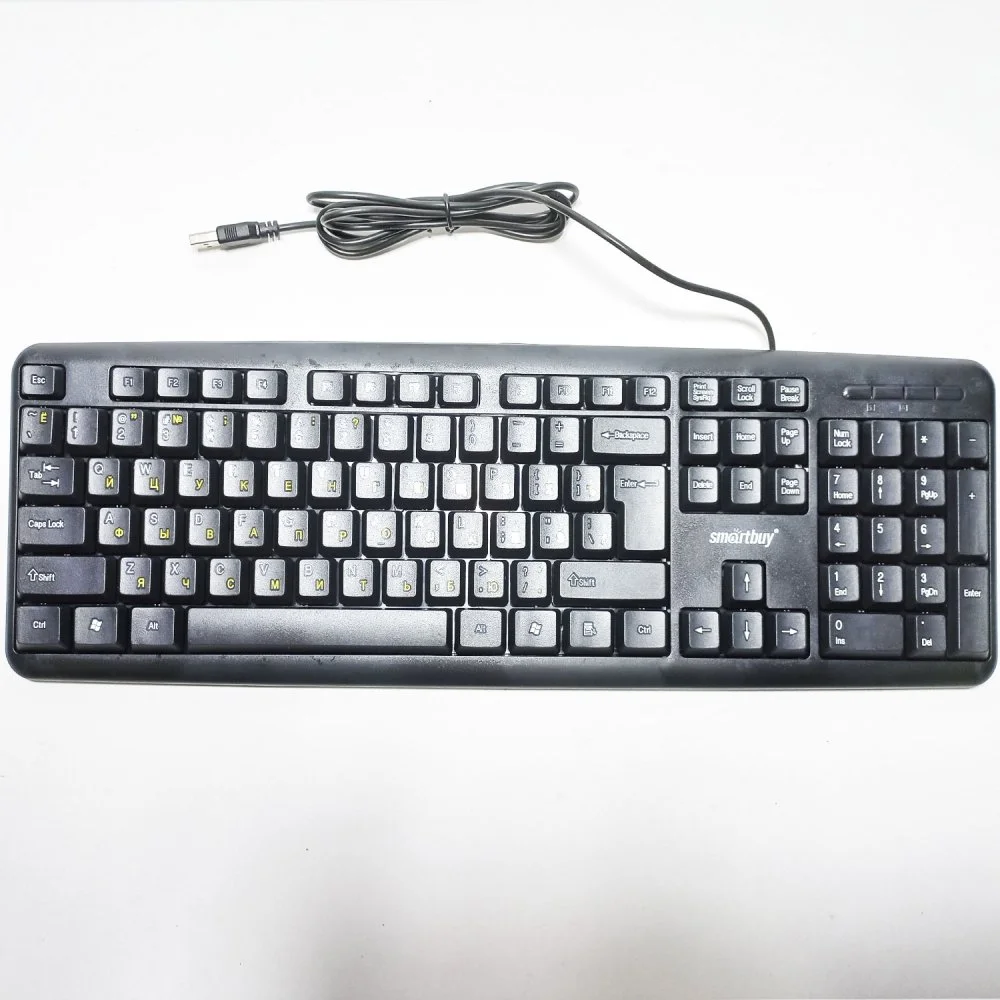 Клавиатура проводная Smartbuy ONE 113 USB черная (SBK-113U-K)/20