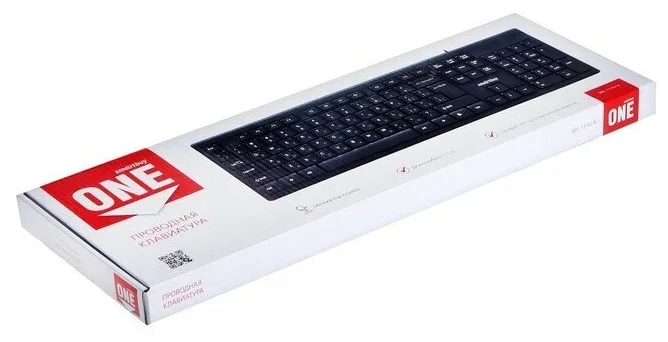Клавиатура проводная Smartbuy ONE 114 USB черная (SBK-114U-K)