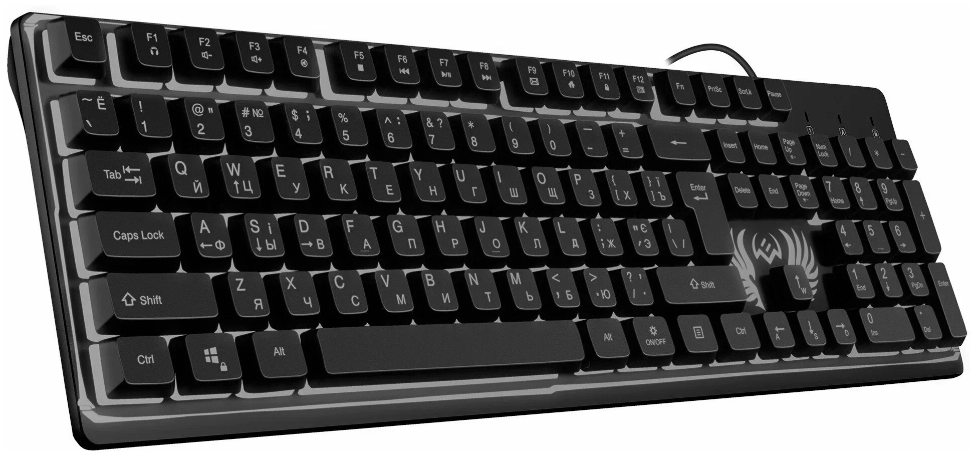 Клавиатура проводная SVEN KB-G8000 USB черный