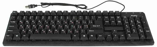 Клавиатура проводная SVEN Standard 301 USB белая