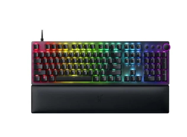 Клавиатура проводная игровая Razer Huntsman V2 (Purple Switch) - Russian Layout Gaming Keyboard