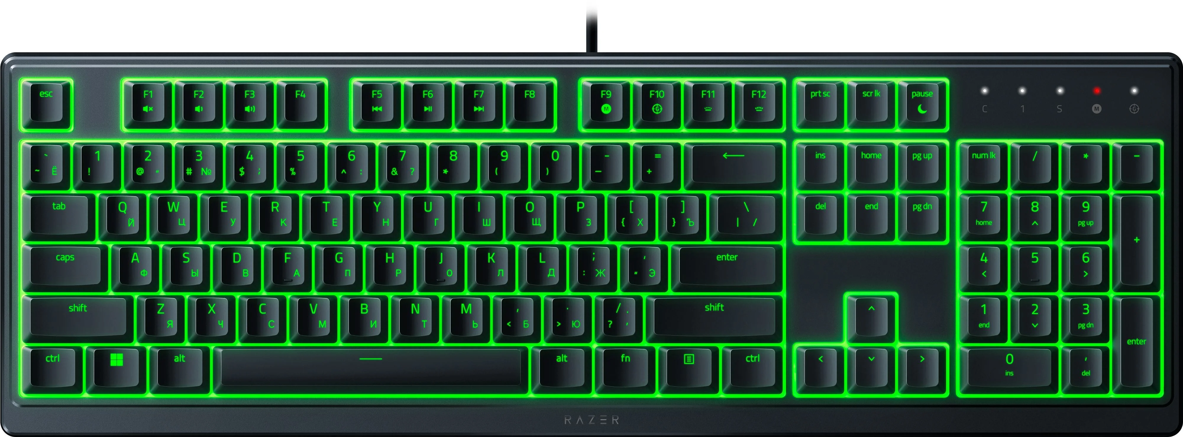 Клавиатура проводная игровая Razer Ornata V3 X - Russian Layout