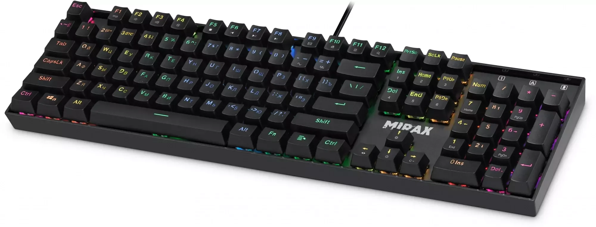 Клавиатура проводная игровая Redragon MITRA USB RU
