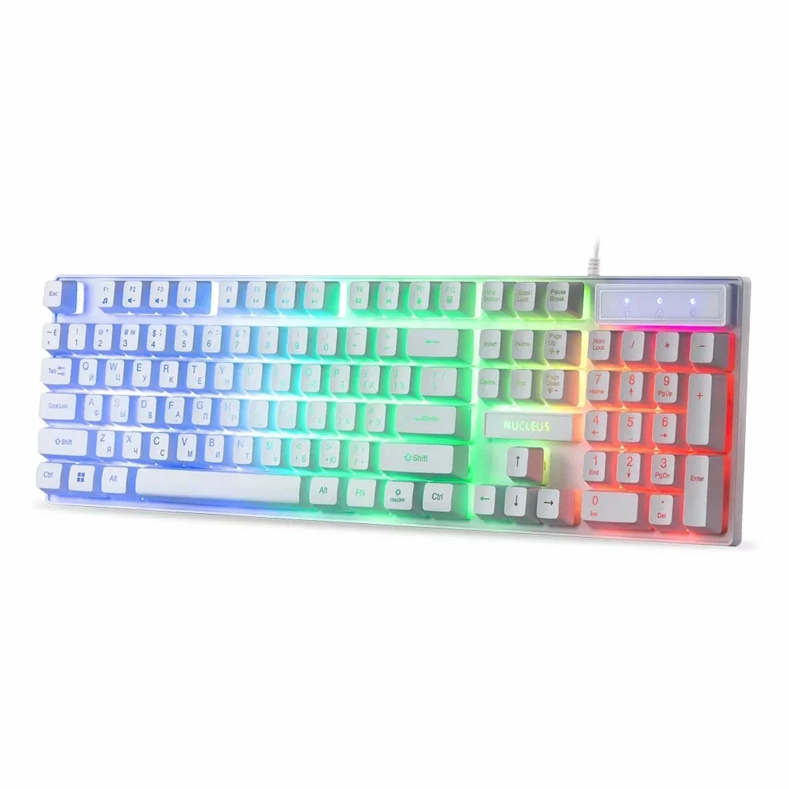 Клавиатура проводная игровая Smartbuy (SBK-320G-W) RUSH Nucleus USB белый