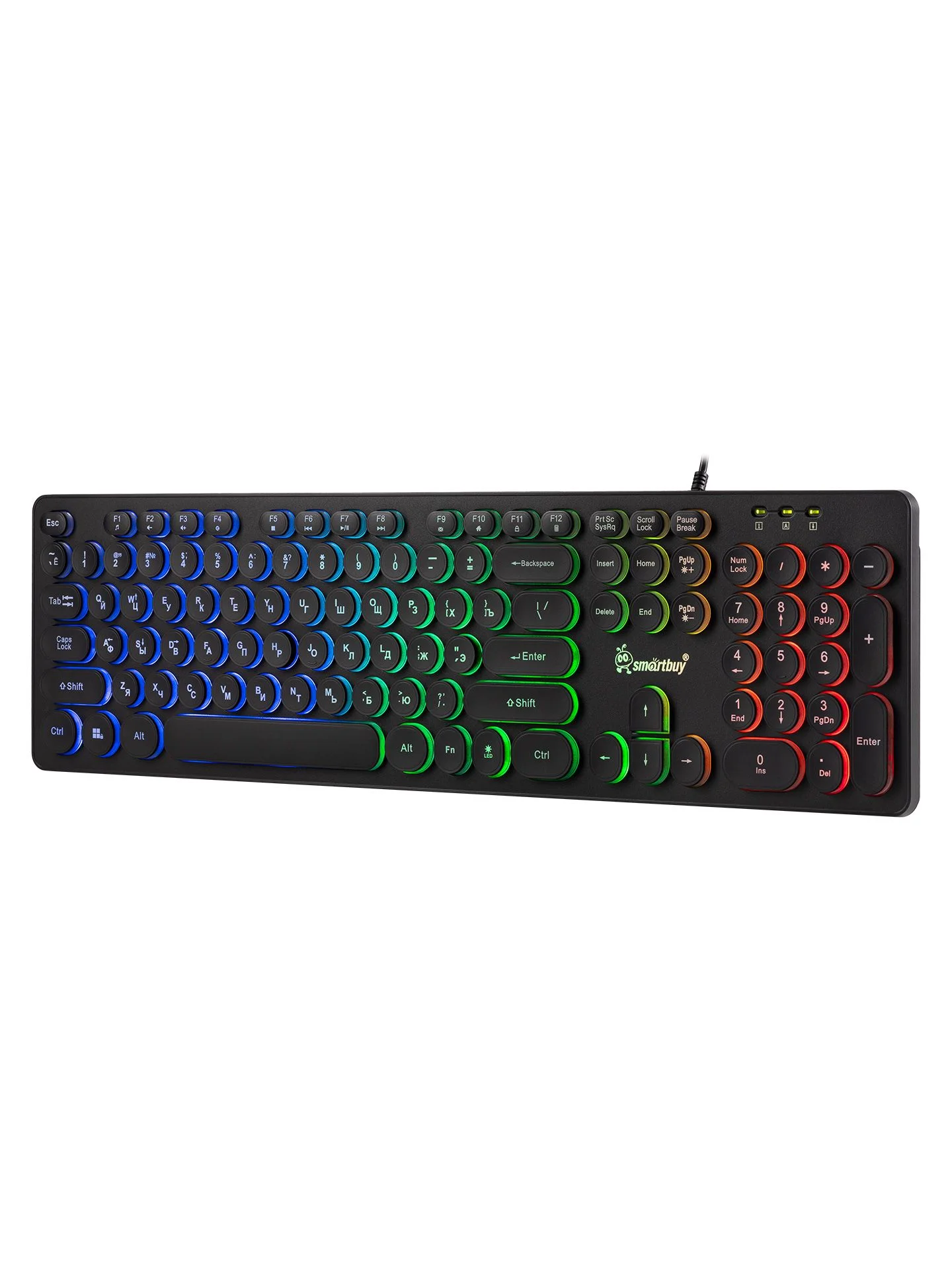 Клавиатура проводная игровая Smartbuy (SBK-329U-W) ONE 329 USB белый
