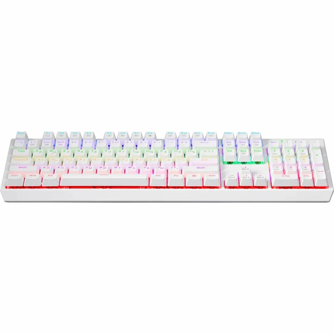 Клавиатура проводная игровая T-Line (72374) Axis RU,радужн,белый