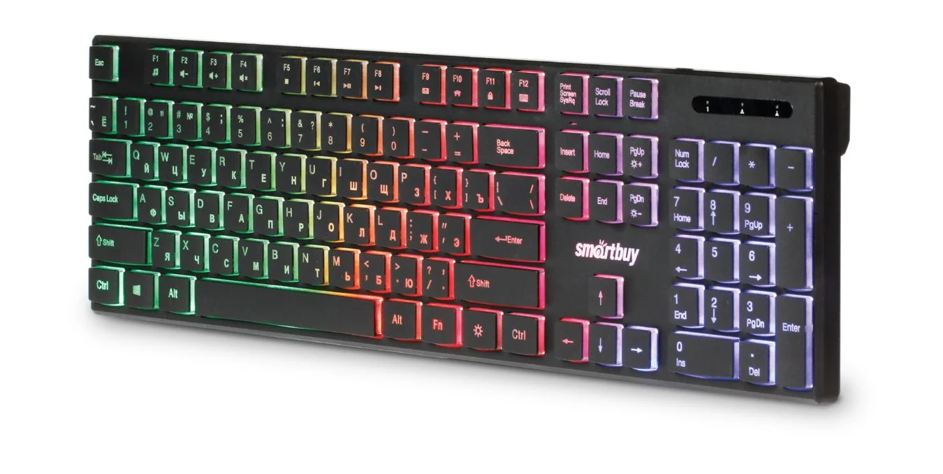 Клавиатура проводная мультимедийная Smartbuy (SBK-240U-K) ONE 240 USB черный