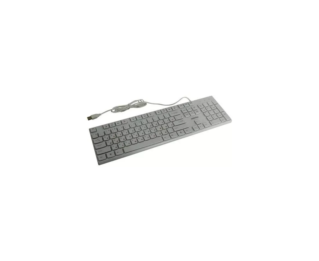 Клавиатура проводная мультимедийная Smartbuy ONE 238 USB белая (SBK-238U-W)/20
