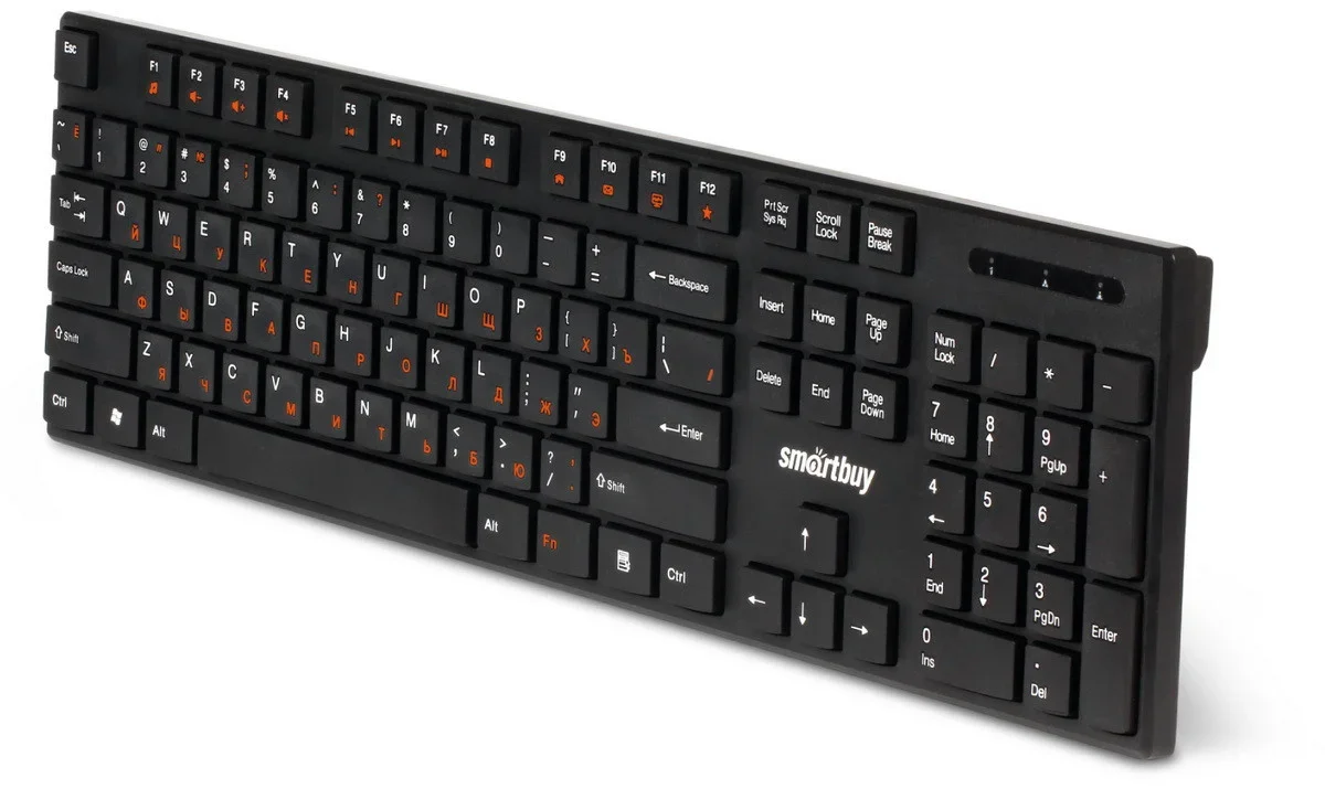 Клавиатура проводная мультимедийная Smartbuy ONE 238 USB черная (SBK-238U-K)