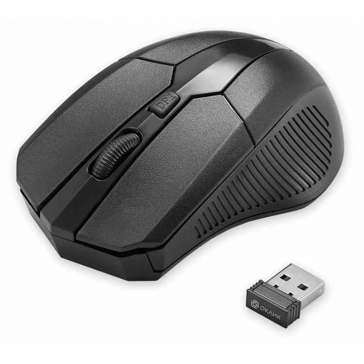 Клавиатура + мышь Оклик 205MK клав:черный мышь:черный USB беспроводная