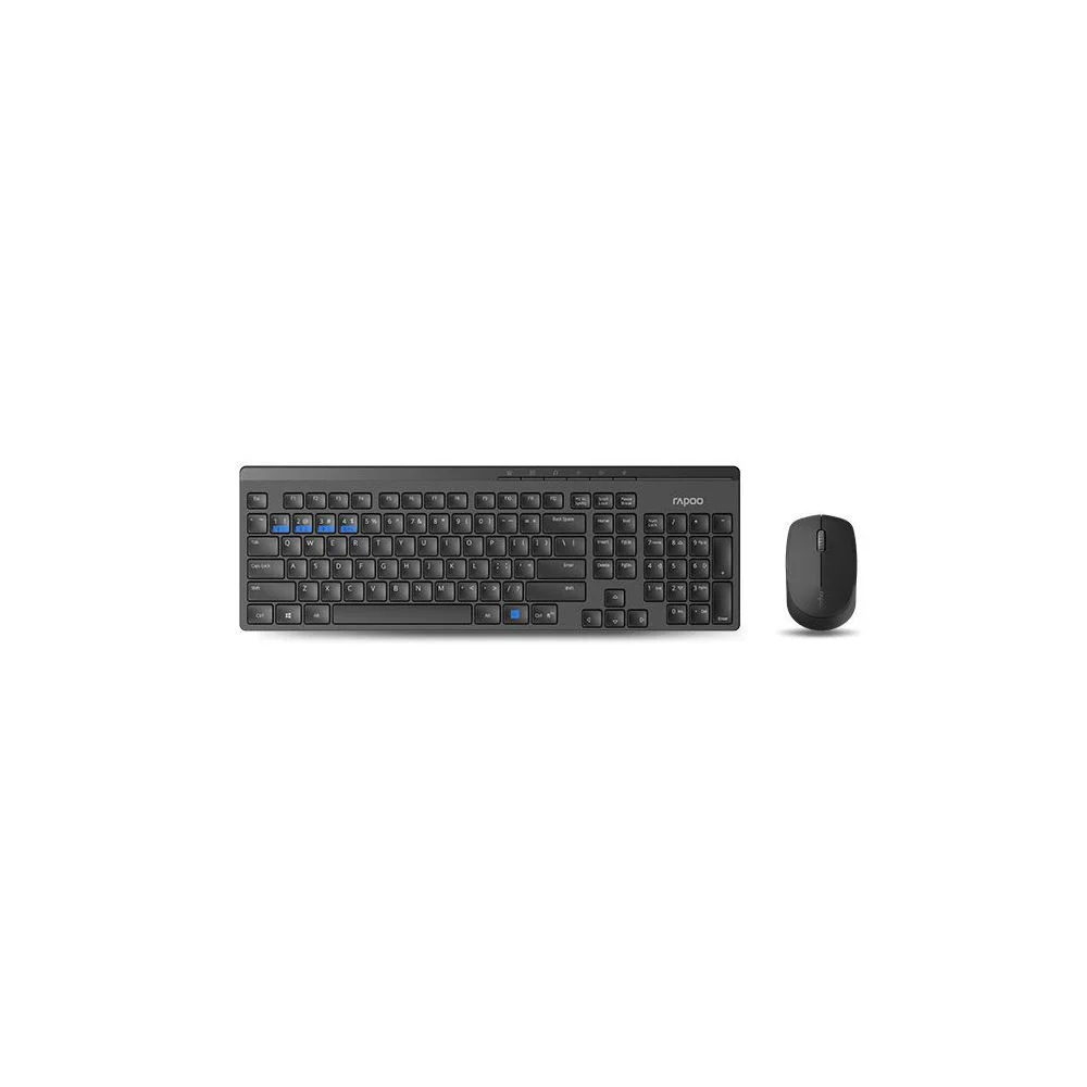 Клавиатура и мышь беспроводные Perfeo (PF_B3406) NEAR, USB: клав-ра 104 кн. + мышь 3 кн., 1000 DPI, черный