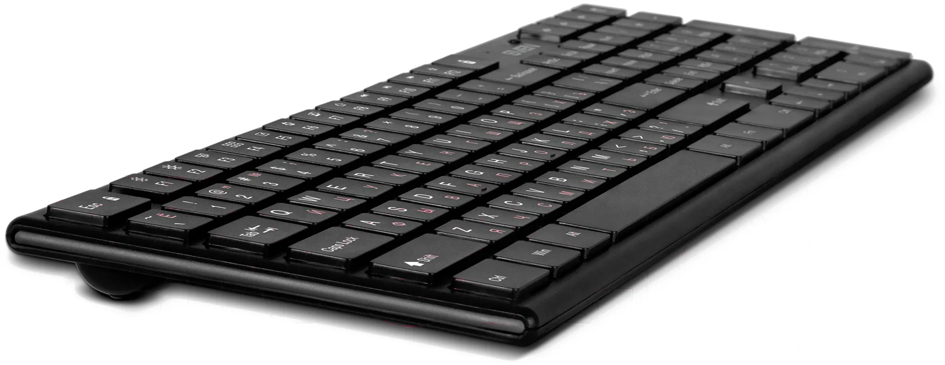 Комплект беспроводной SVEN ножничная клавиатура + мышь KB-C2550W черный (109 кл.,12Fn, 1000DPI, 2+1 кл.)