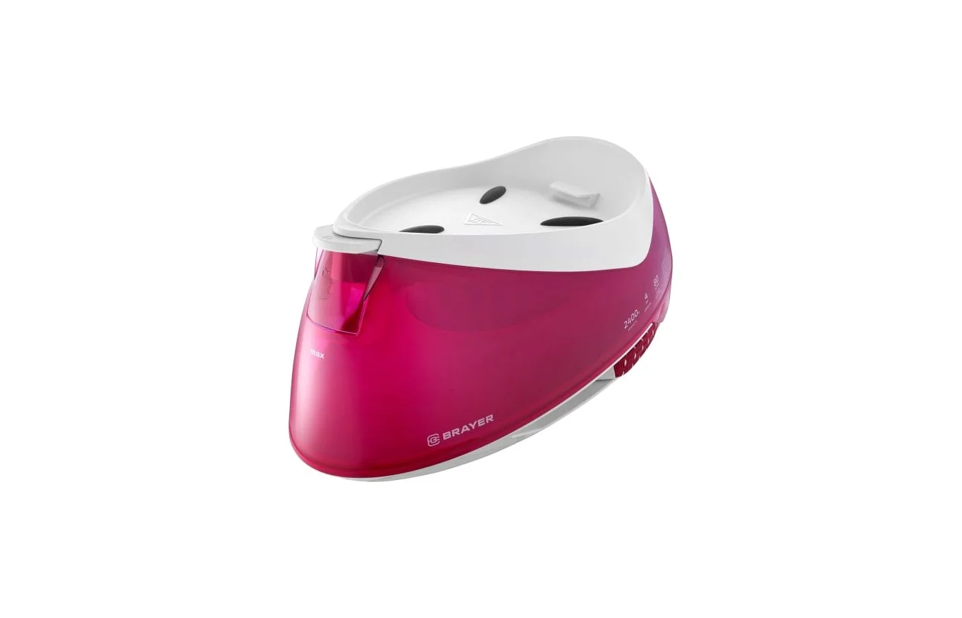 Парогенератор BRAYER 4151BR, 2400 Вт, керамич, антикапля, давл 4 бар, 900 мл, верт отпарив.