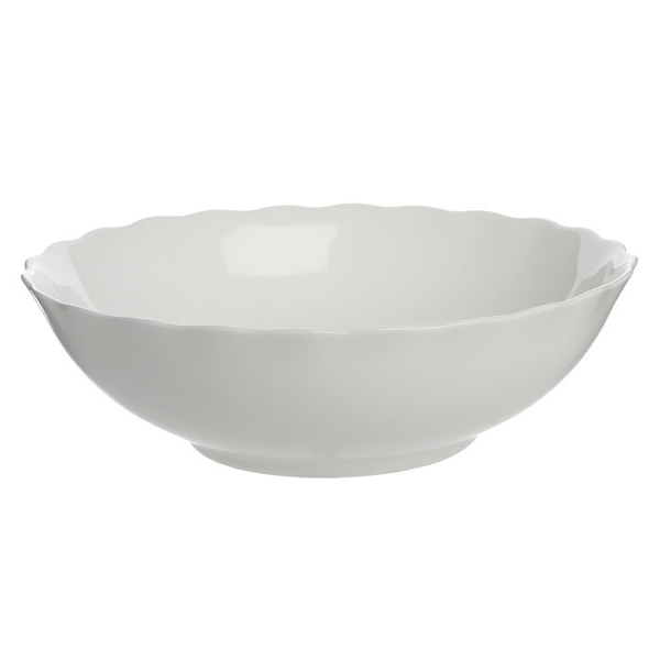 Lavenir WHITE Салатник 10" HKW-100 "Wave classic"