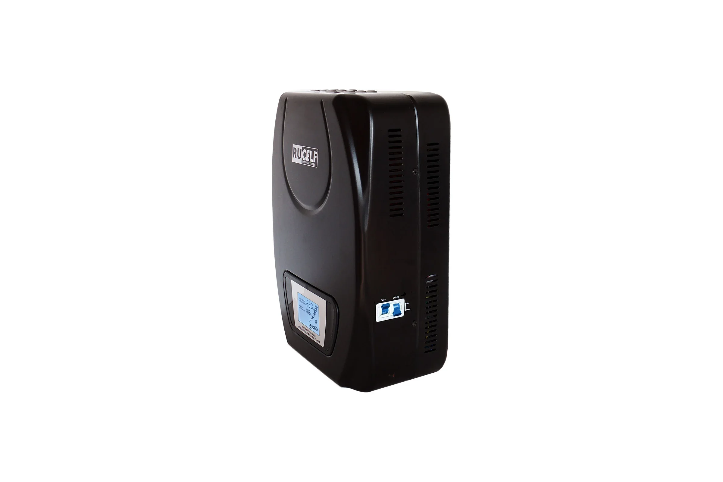 Стабилизатор напряжения RUCELF STW-12000-L СИМИСТОРНЫЙ (12000ВА, 100-260В)