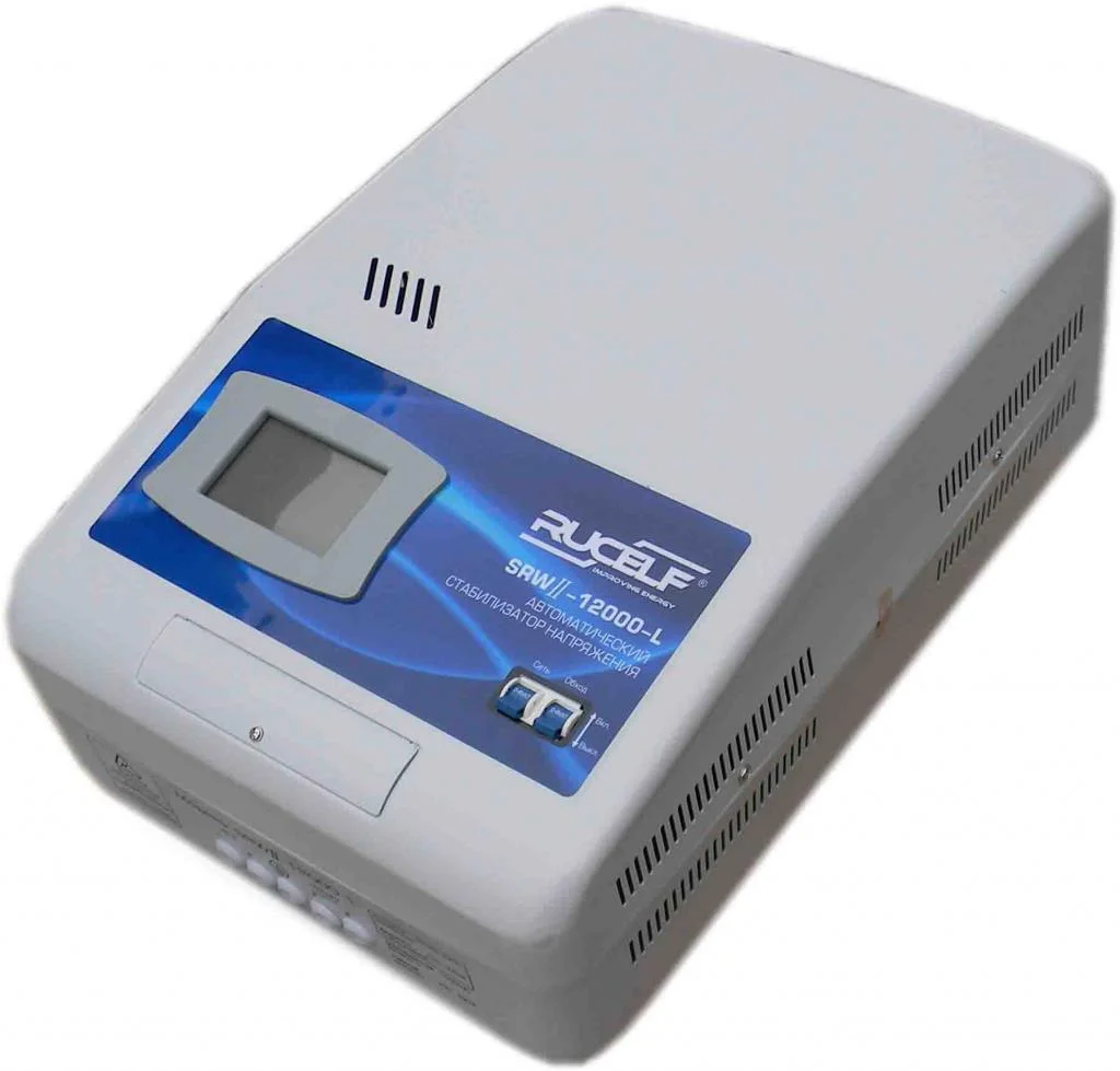 Стабилизатор напряжения RUCELF STW-12000-L СИМИСТОРНЫЙ (12000ВА, 100-260В)