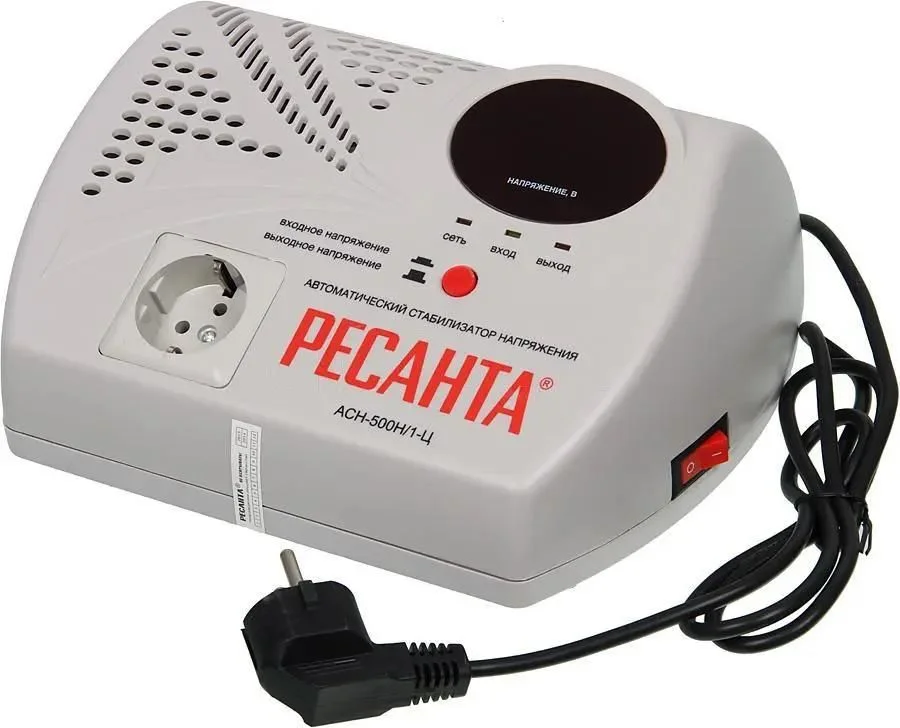 Стабилизатор напряжения Ресанта АСН-  500Н/1-Ц  LUX