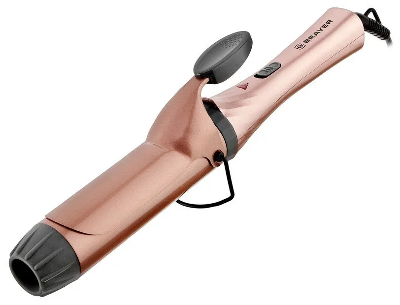 Плойка BRAYER BR3210, 80 Вт, 38 мм, PTC Heating, t. 200, фиксация, шнур 1,8 м