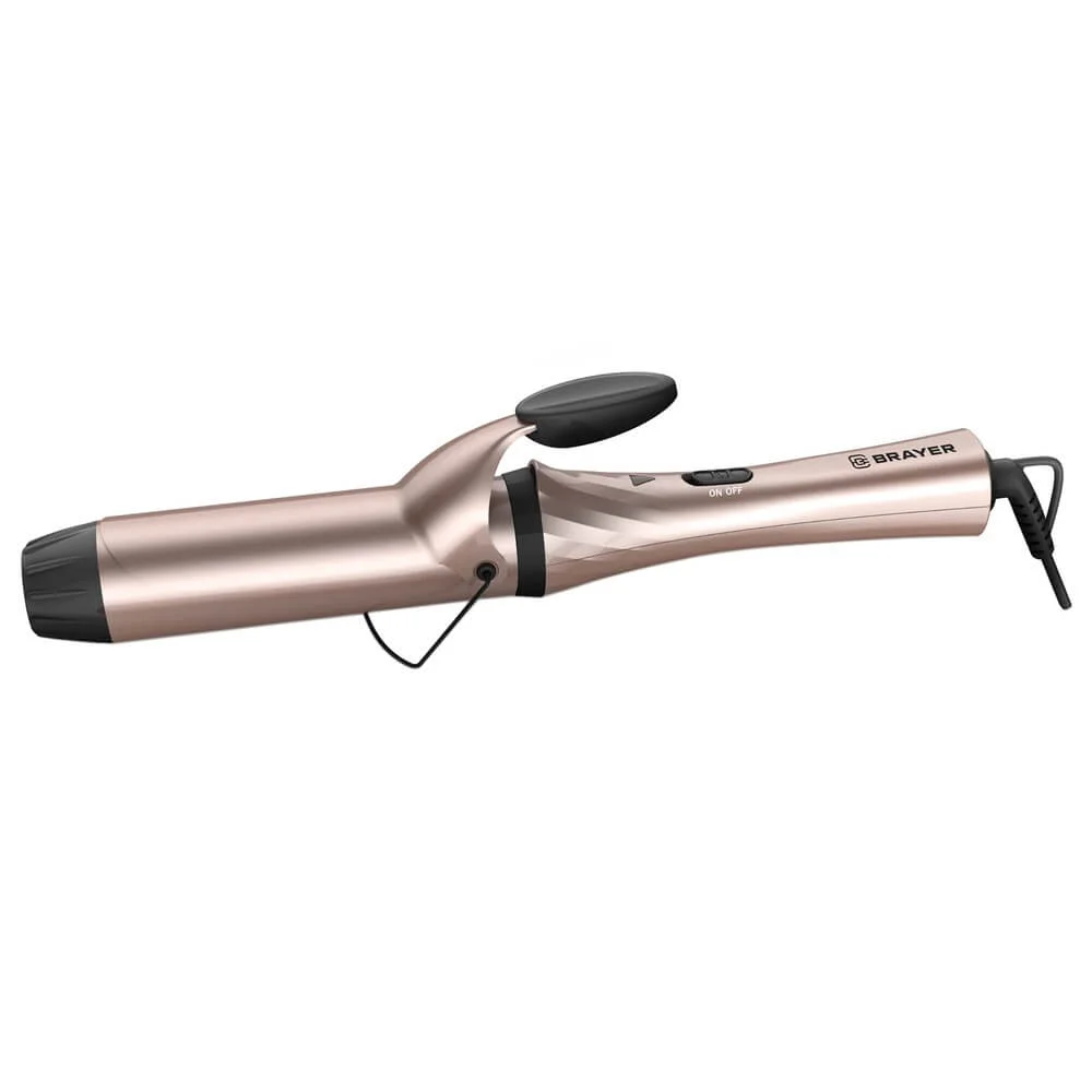 Плойка BRAYER BR3210, 80 Вт, 38 мм, PTC Heating, t. 200, фиксация, шнур 1,8 м