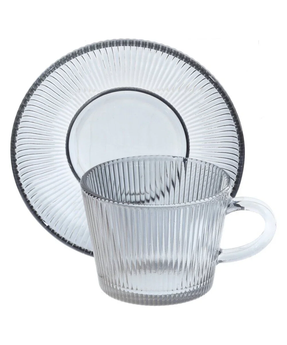 Набор из 6-ти чашек с блюдцами, 155 мл, L12,5 W12,5 H6 см