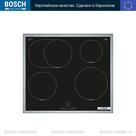 Индукционная варочная панель Bosch PIF645BB5E независимая, черный