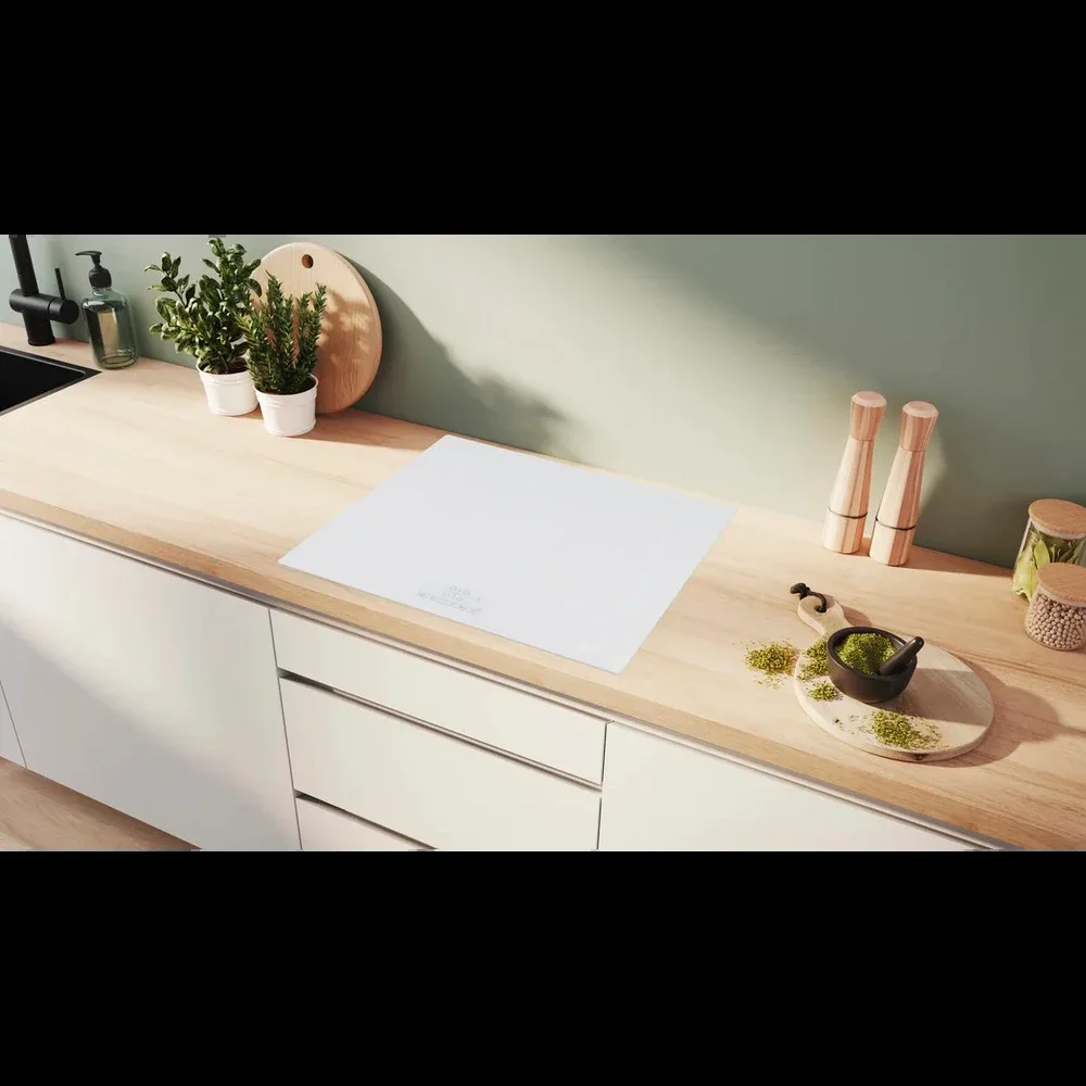 Индукционная варочная панель Bosch PUE612BB1J, 60 см, индукция,сенсорное управление, белый