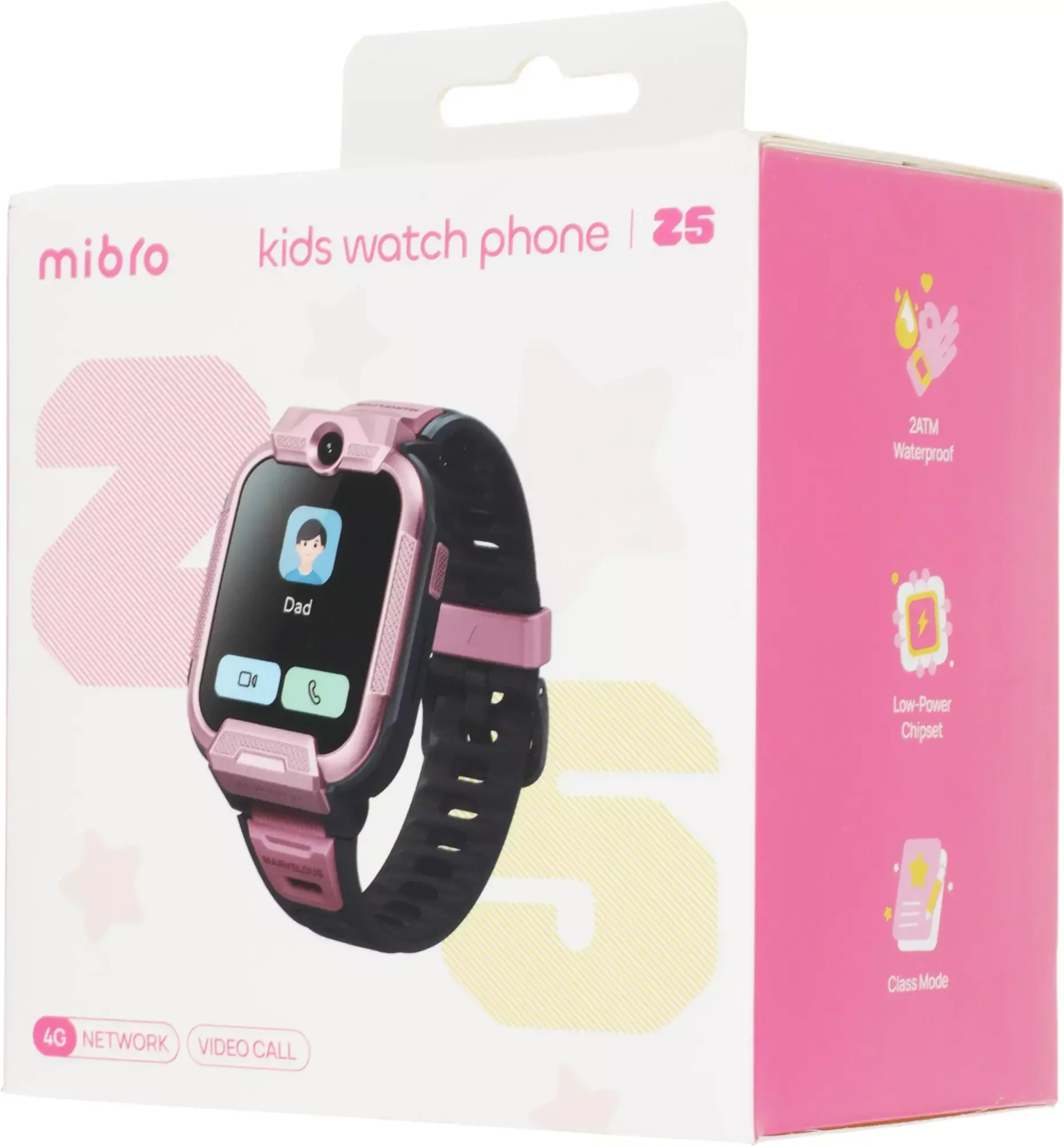Детские умные часы Mibro Z5 розовые
