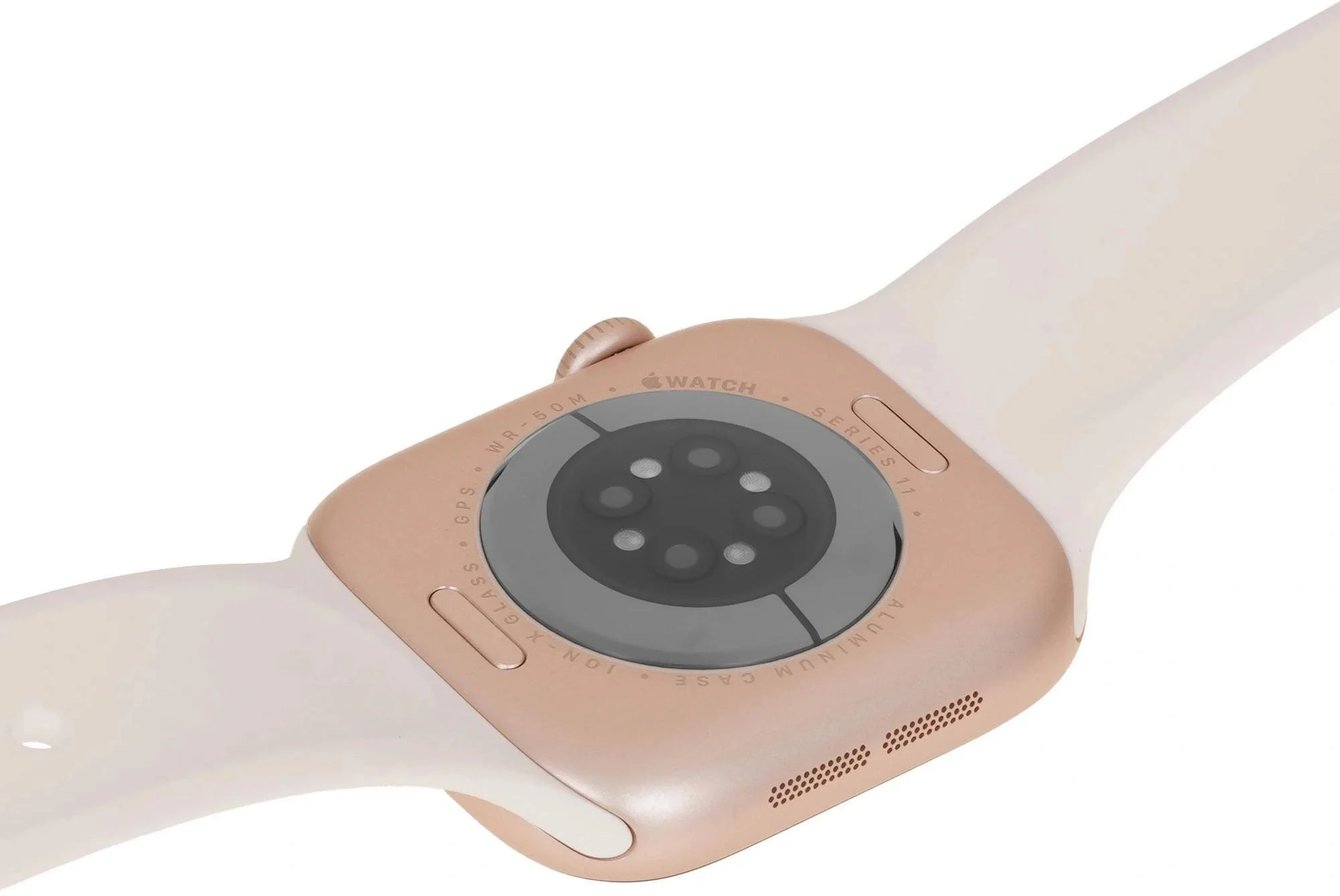 Смарт-часы Apple Watch Series 11 A3333 46мм OLED корп.серый космос Sport Band рем.черный разм.брасл.:M/L (MEV44X/A)