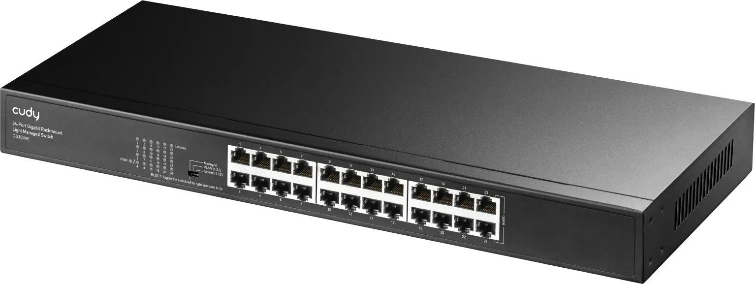 Коммутатор Cudy GS1024E (L2) 24x1 Гбит/с настраиваемый