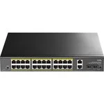 Коммутатор Cudy GS1026PS2, (L2) 26x1 Гбит/с 2xКомбо(1000BASE-T/SFP), 2SFP, 24PoE, 300W, неуправляемый