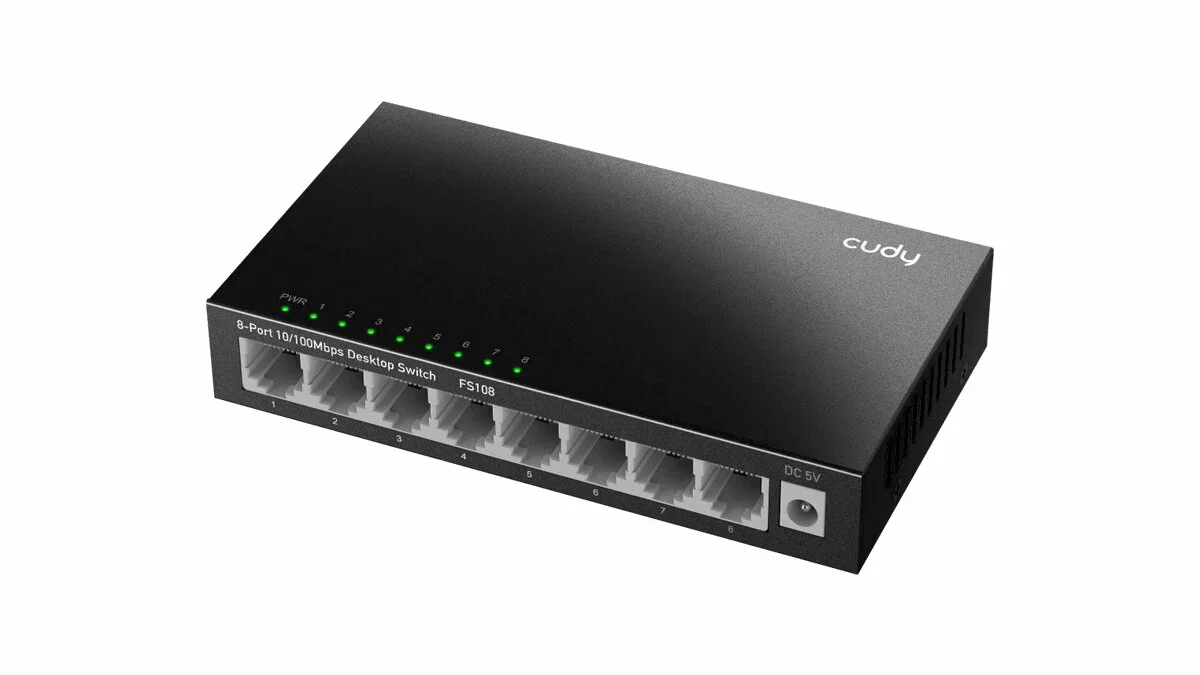 Коммутатор Cudy GS108E (L2+) 8x1 Гбит/с настраиваемый