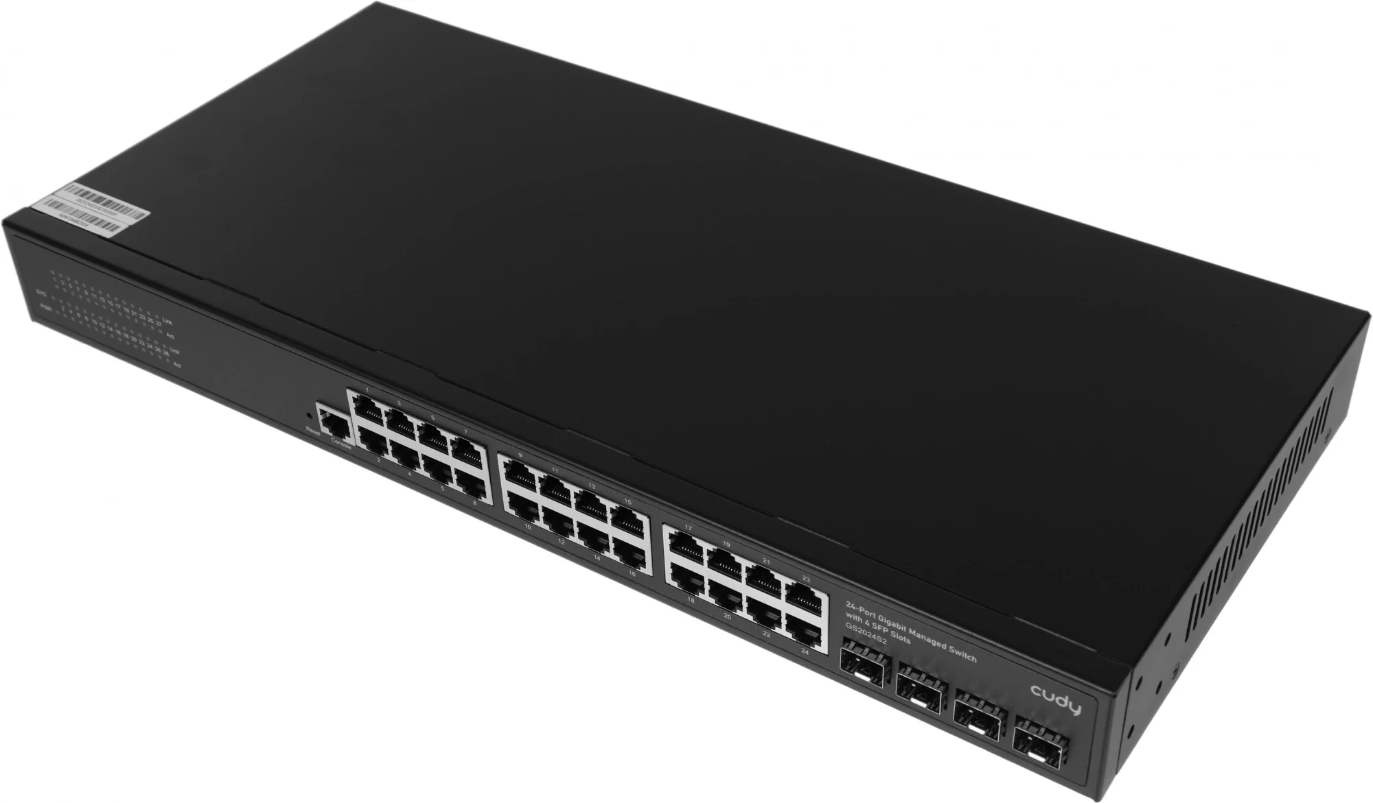 Коммутатор Cudy GS2024S2 (L2) 24x1 Гбит/с 4SFP управляемый