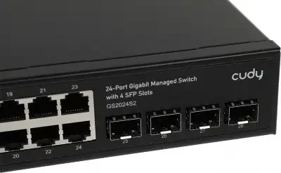 Коммутатор Cudy GS2024S2 (L2) 24x1 Гбит/с 4SFP управляемый
