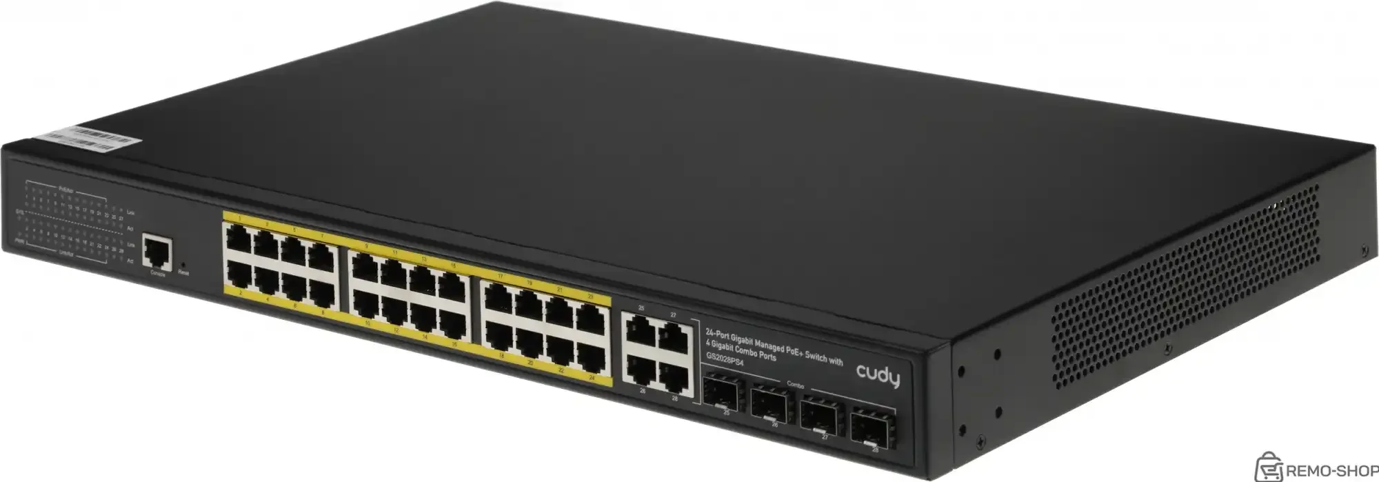 Коммутатор Cudy GS2028PS4-300W, 24×1 Гбит/с, 4×1 Гбит/с SFP