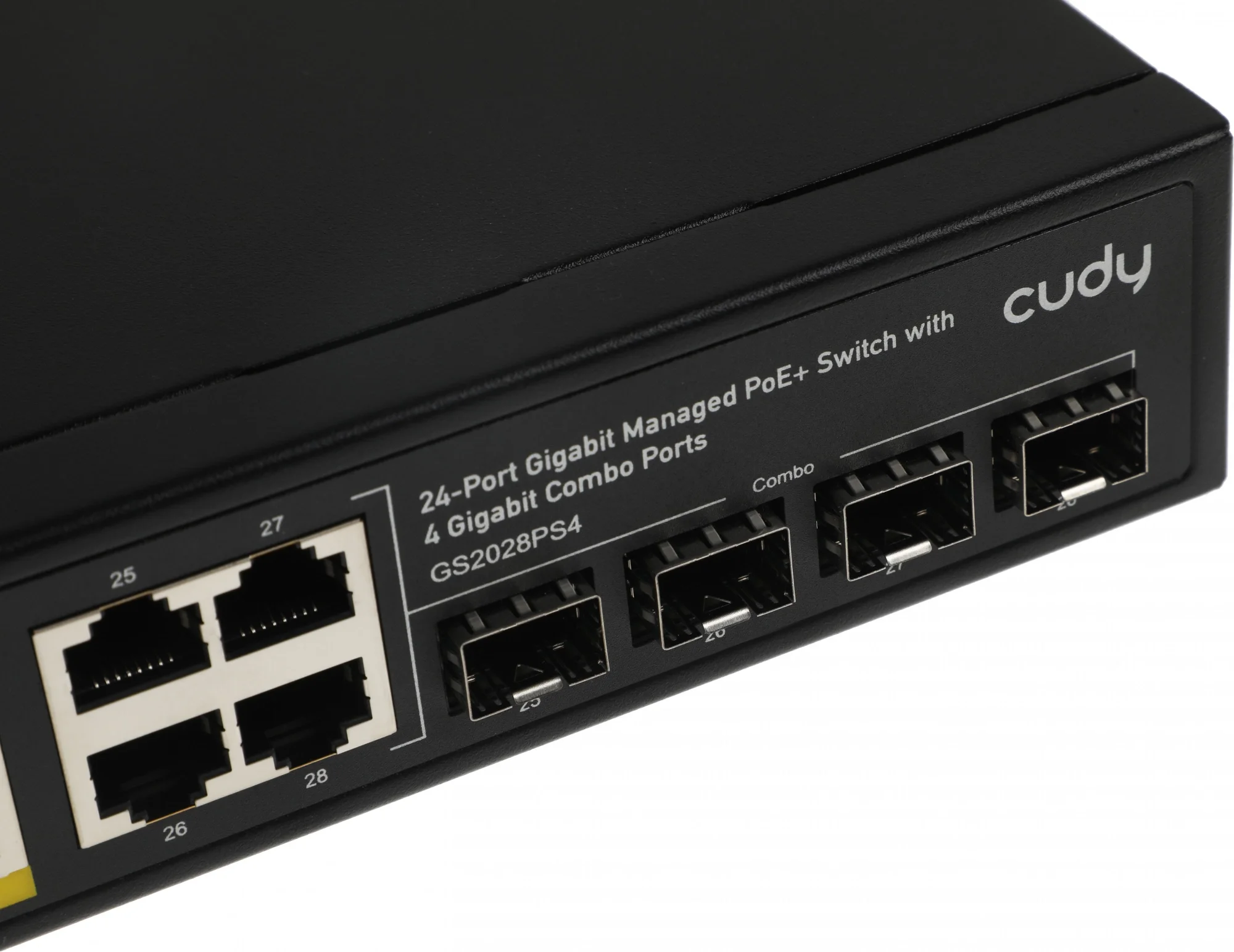Коммутатор Cudy GS2028PS4-400W 24-Port Layer 2 Managed Gigabit PoE+ Switch with 4 Gigabit Combo Ports, 400W