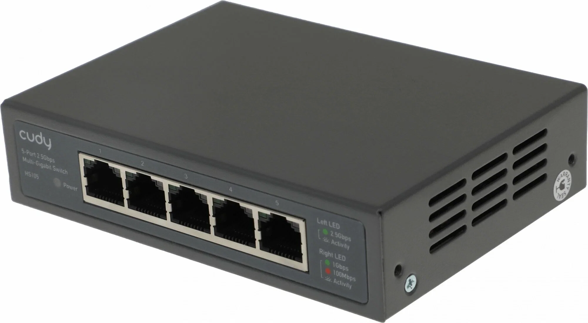 Коммутатор Cudy HS105 (L2) 5x2.5 Гбит/с неуправляемый