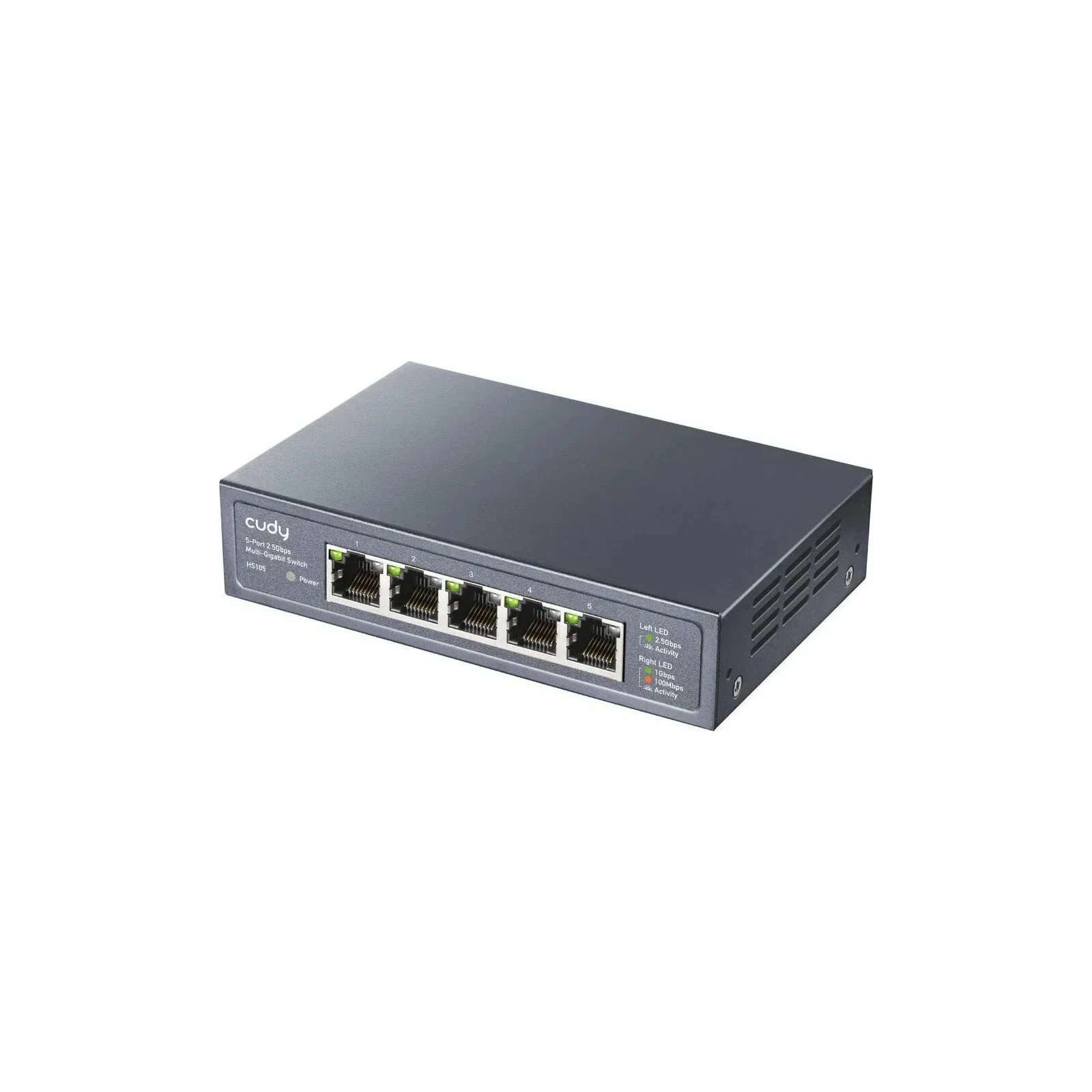 Коммутатор Cudy HS105 (L2) 5x2.5 Гбит/с неуправляемый